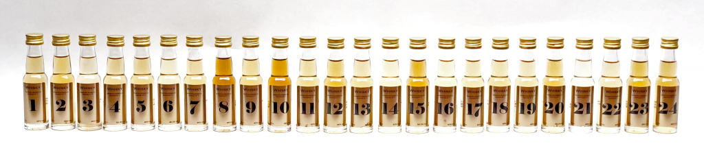 24 whiskykalender flaschen